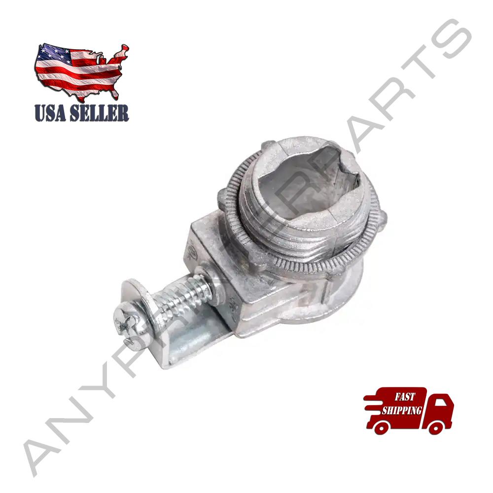 Lot 50 pcs 3/8 in Straight Saddle Connector Electrical Conduit Pipe Fitting