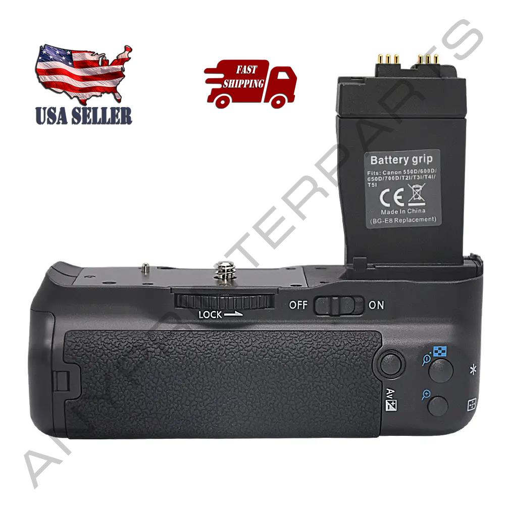 Vertical Battery Grip Pack For Canon EOS 550D 600D 650D 700D T5i T4i T3i T2i