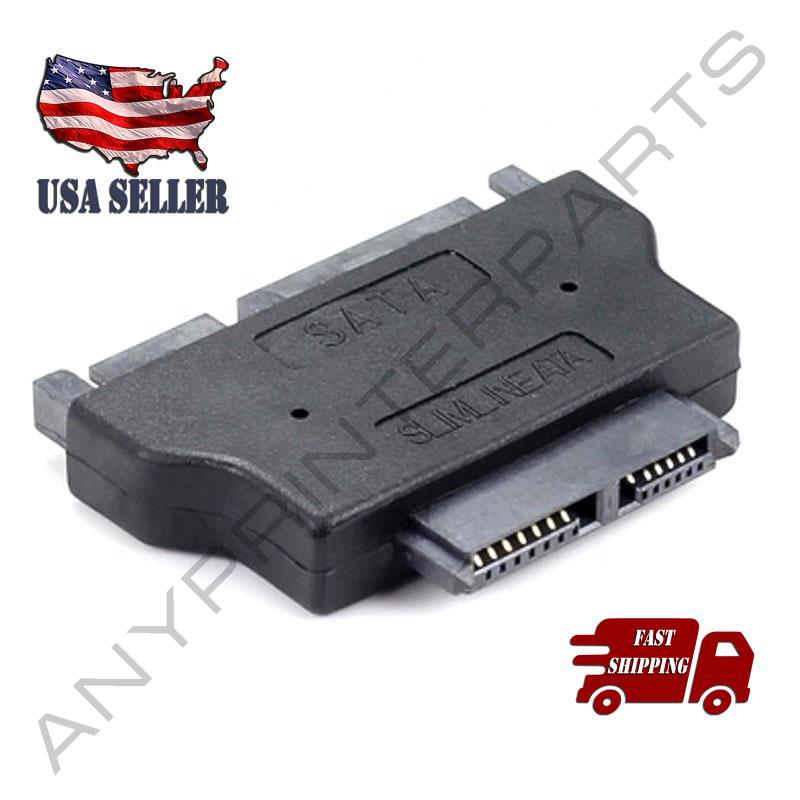 Serial ATA 7 & 15 (22-Pin) Male to Slimline (7 & 6) 13-Pin Female Adapter