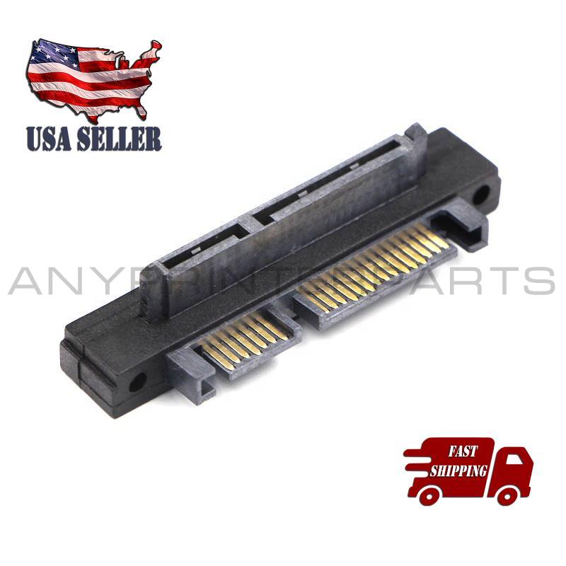 Serial ATA 7 & 15 (22-Pin) Male to SATA 22-Pin Female Right Angle Adapter