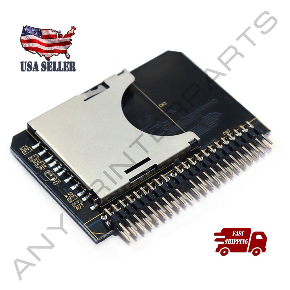 Sonilco SD SDXC MMC Memory Card Adapter to IDE 2.5" 44 Pin Male Converter