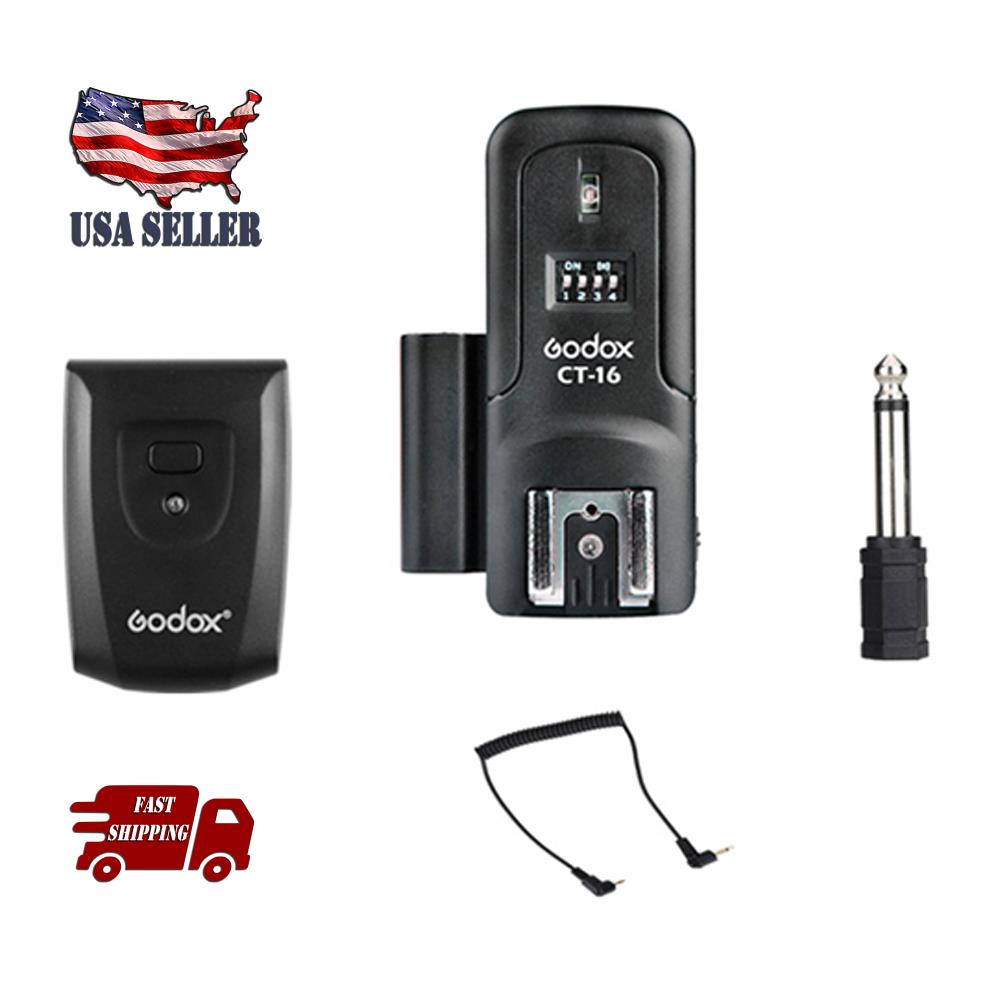 Godox CT-16 16 Channels Wireless Radio Flash Trigger Transmitter and Receiver 