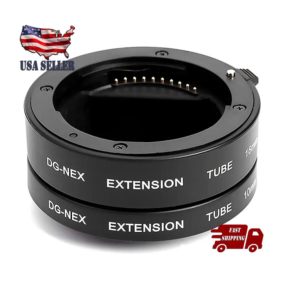 Auto Focus Macro Lens Extension Tube Ring for Sony NEX E-Mount Camera Converter