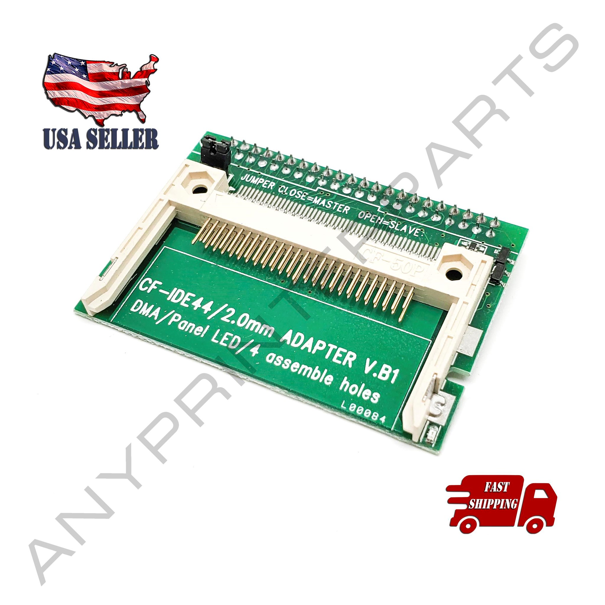 CF Compact Flash Memory Card Right-Angle to 2.5-inch Female IDE 44-pin Adapter