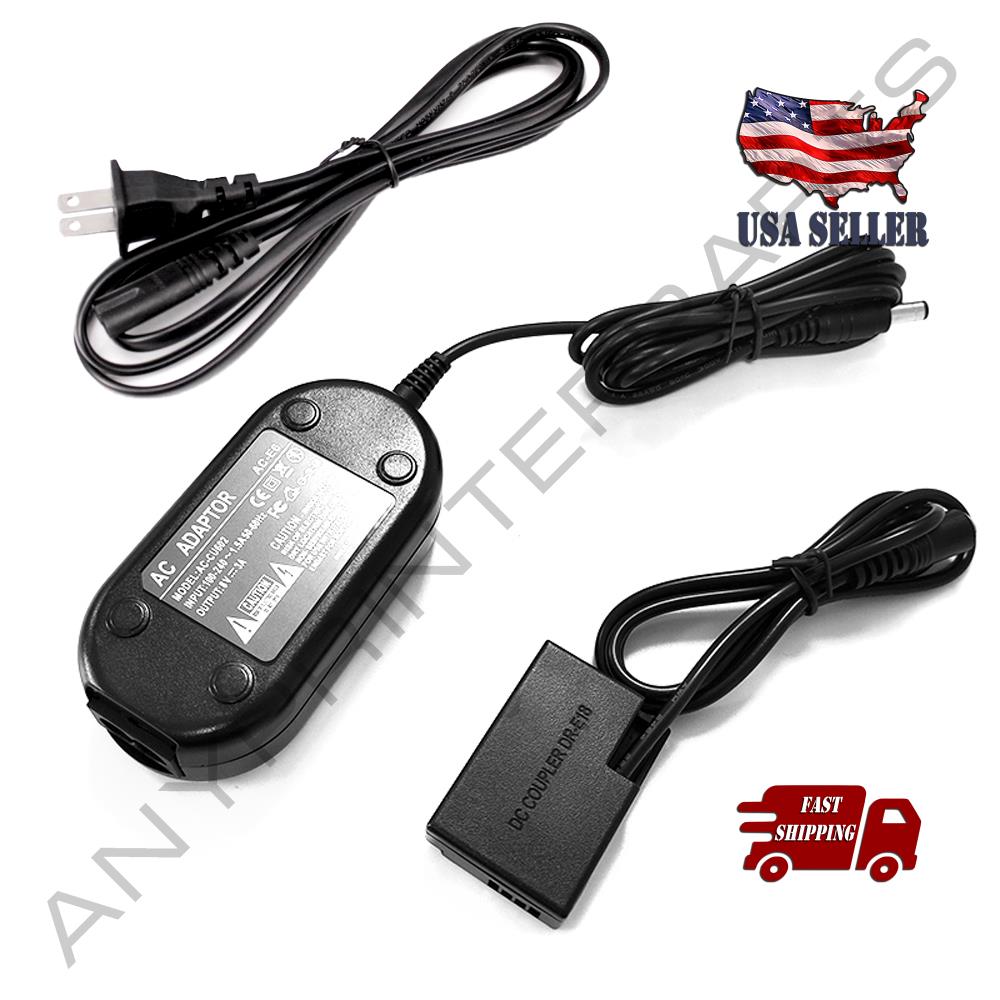 ACK-E18 LP-E17 Camera AC Adapter for Canon EOS RP 750D T7i T6s Kiss X8i DSLR US