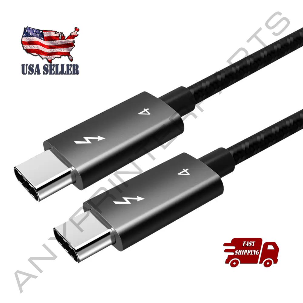 Sonilco USB-C 4 Cable 40Gbps PD 100W 8K Nylon Cable Data Transfer for Macbook