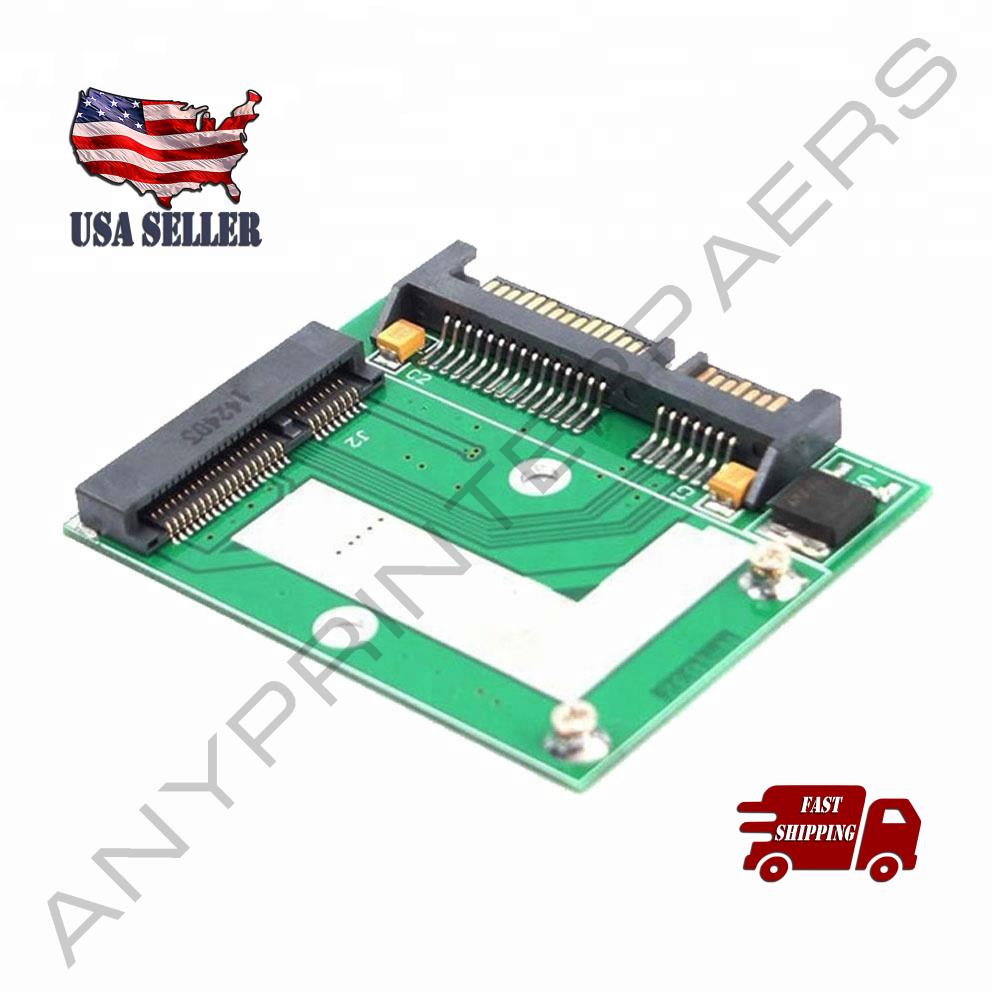 New Mini PCIE mSATA SSD to 2.5'' SATA Adapter Converter Card Module Board
